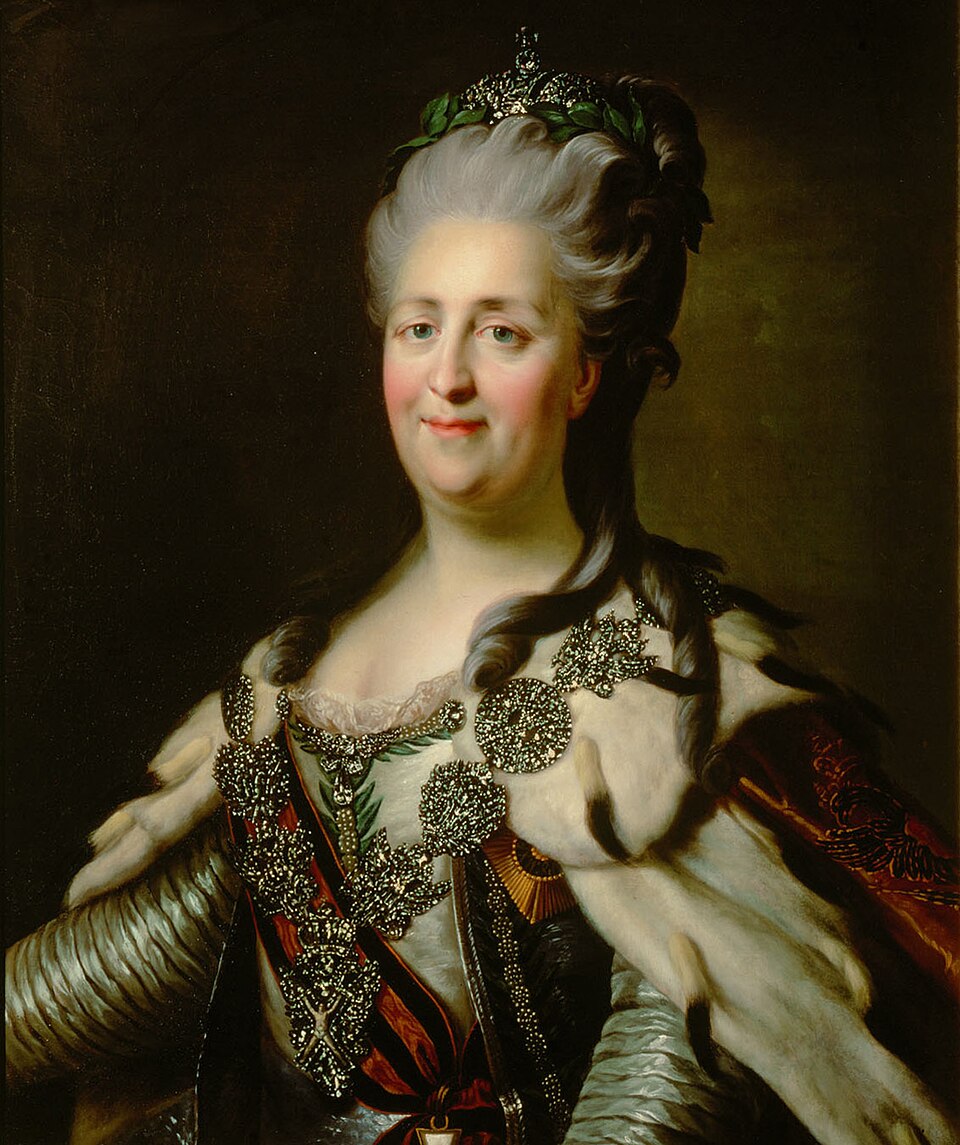 Екатерина II (1762–1796), императрица, проводившая политику просвещённого абсолютизма
