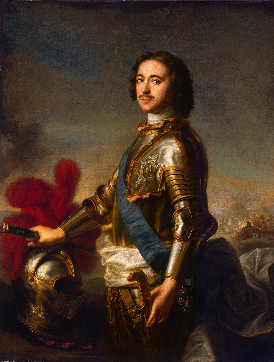 Пётр I (1672–1725), первый император Всероссийский