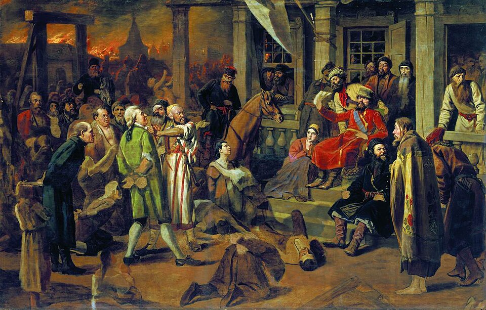 Крестьянская война 1773–1775 гг. под предводительством Е. Пугачёва